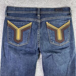 Citizens Of Humanity Ingrid Jeans Women’s 27X28 Blue Flare Low Rise Dark Wash